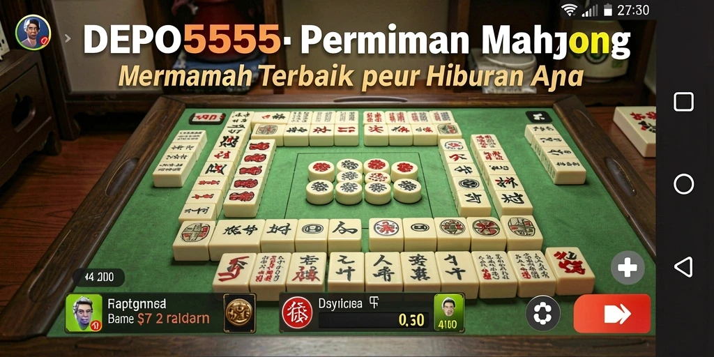 Tampilan utama gameplay DEPO555 yang menarik dan interaktif.
