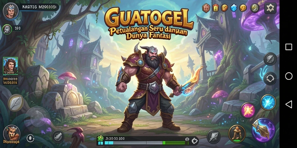 Tampilan gameplay GUATOGEL yang memukau dan penuh petualangan.