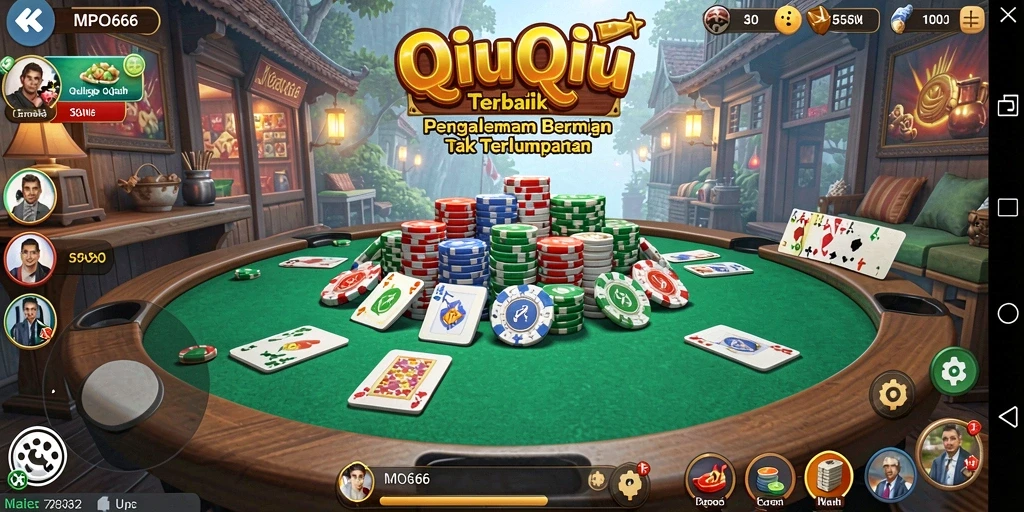Tampilan menarik dari gameplay QiuQiu MPO666 yang seru.