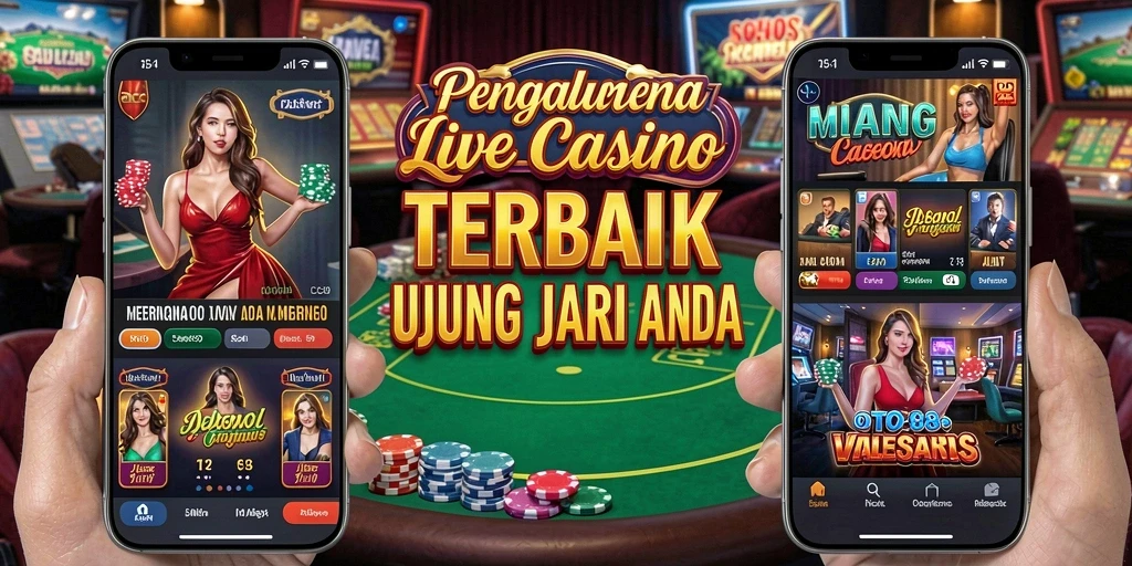 Screenshot TO288 menampilkan dealer langsung dan suasana permainan Live Casino yang mendebarkan.